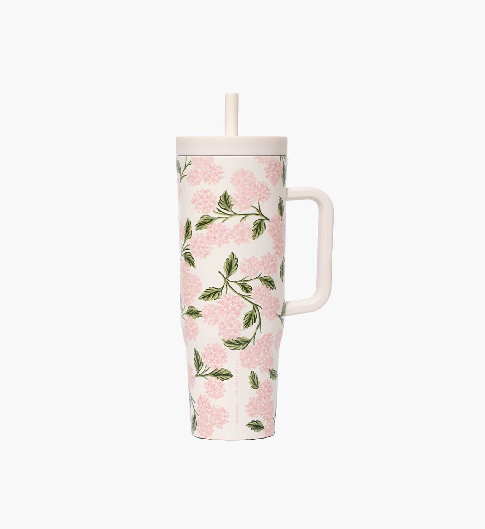 40 oz. Cruiser Cup - Pink Hydrangea - Premium Design Accessory