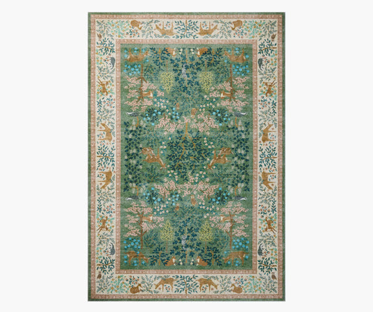 Canopy Woodland Printed Rug - Sage - Premium Design Accessory