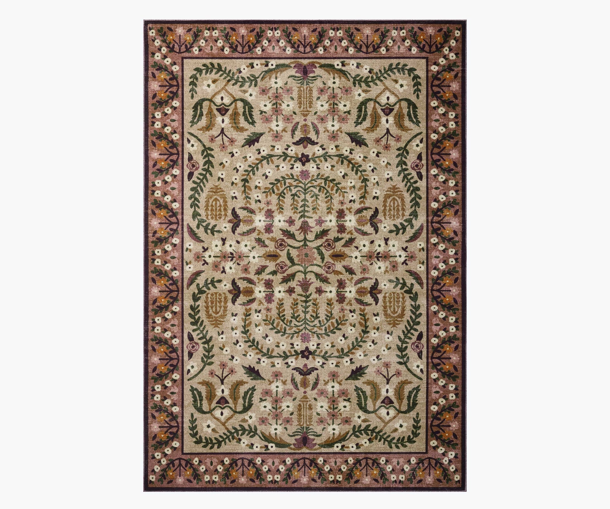 Canopy Edie Printed Rug - Aubergine - Premium Design Accessory