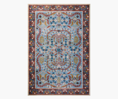 Canopy Edie Printed Rug - Red & Blue - Premium Design Accessory