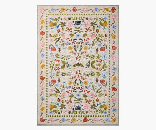 Canopy Curio Printed Rug - Cream - Premium Design Accessory