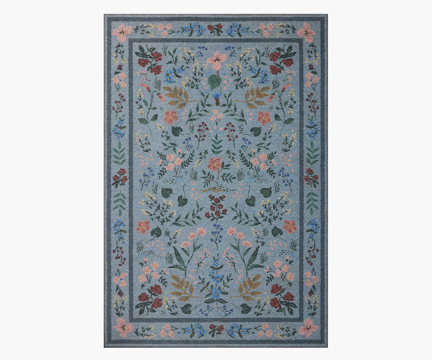 Wildwood Printed Rug - Wildwood Blue - Premium Design Accessory