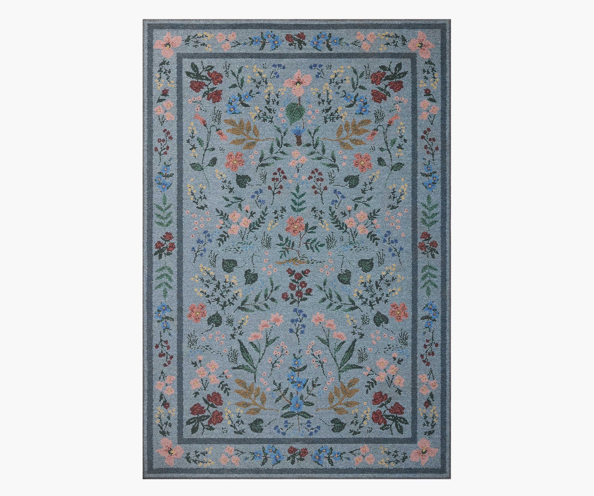 Wildwood Printed Rug - Wildwood Blue - Premium Design Accessory