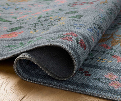 Wildwood Printed Rug - Wildwood Blue