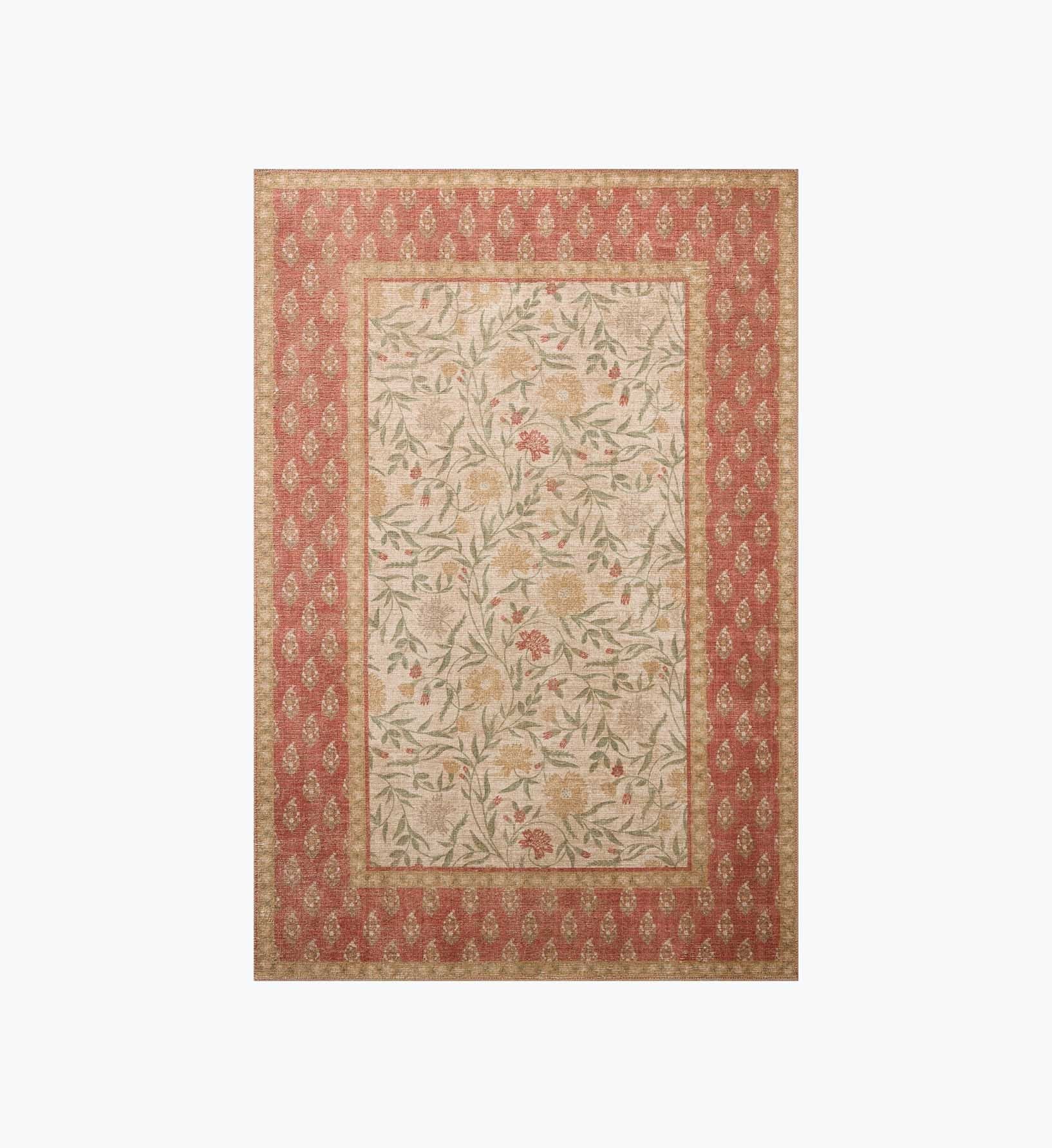 Edinburgh Aster Power Loomed Rug - Ivory & Spice - Premium Design Accessory