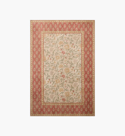 Edinburgh Aster Power Loomed Rug - Ivory & Spice - Premium Design Accessory