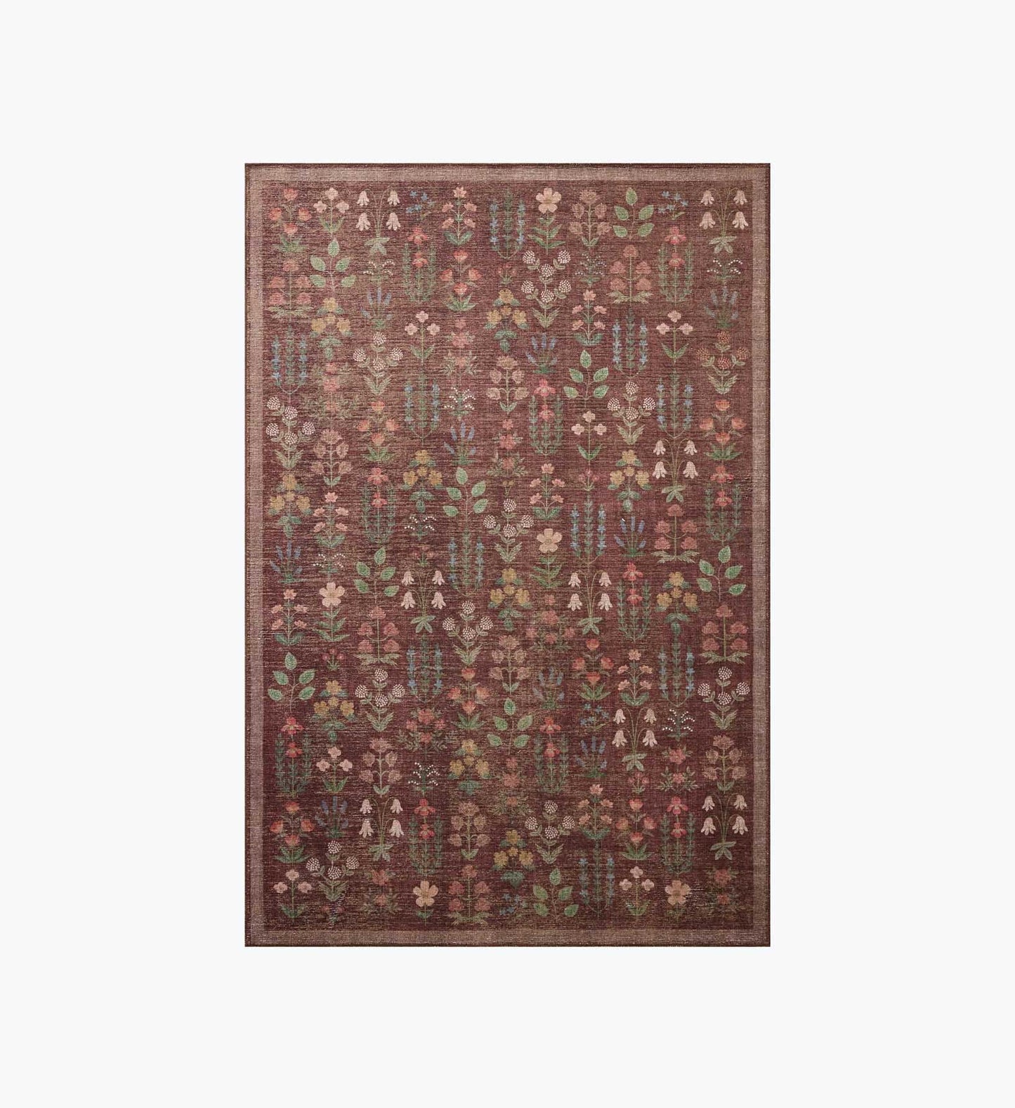 Edinburgh Campbell Power Loomed Rug - Merlot - Premium Design Accessory