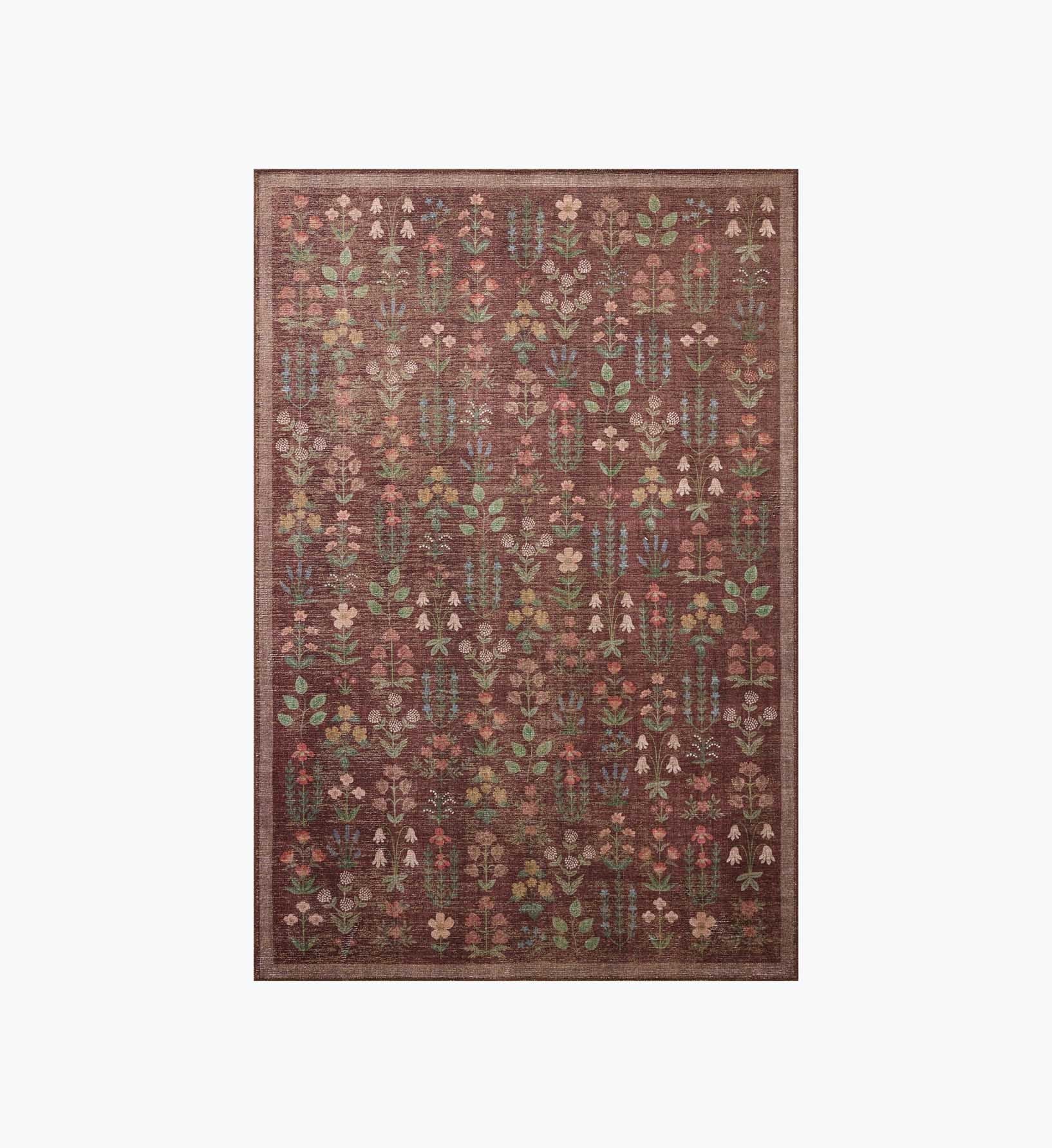 Edinburgh Campbell Power Loomed Rug - Merlot - Premium Design Accessory