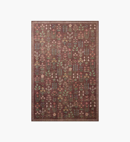 Edinburgh Campbell Power Loomed Rug - Merlot - Premium Design Accessory