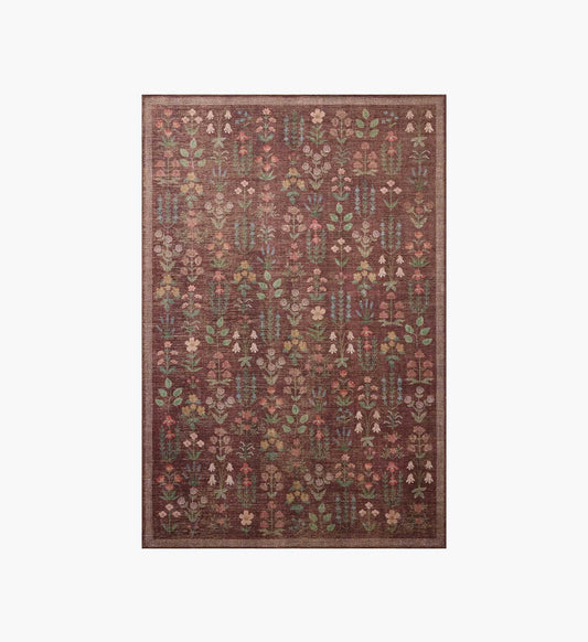 Edinburgh Campbell Power Loomed Rug - Merlot - Premium Design Accessory