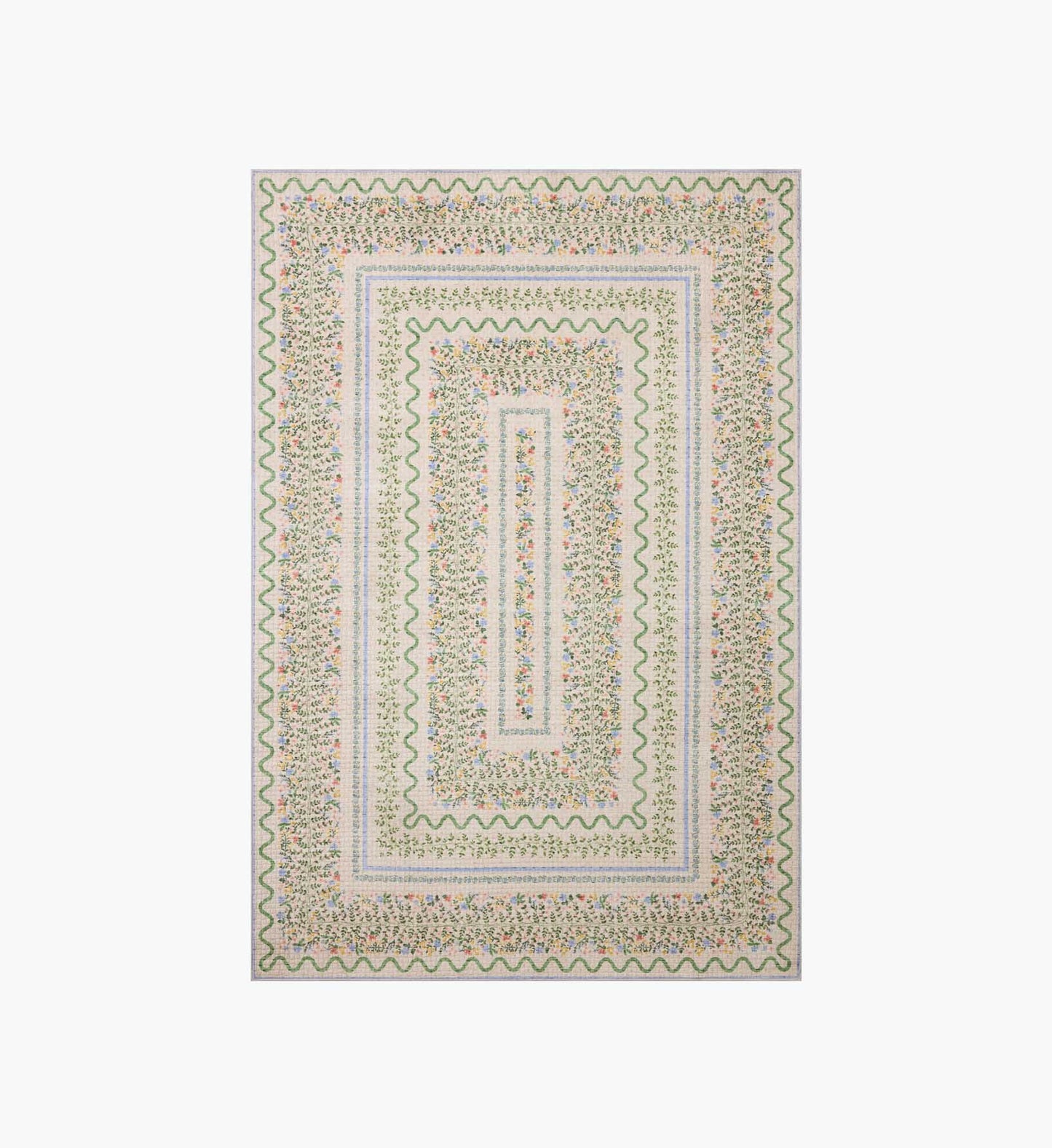 Orchard Wildwood Vines Washable Rug - Ivory - Premium Design Accessory