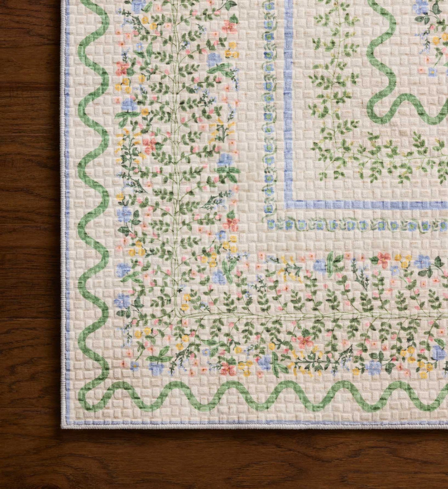 Orchard Wildwood Vines Washable Rug - Ivory