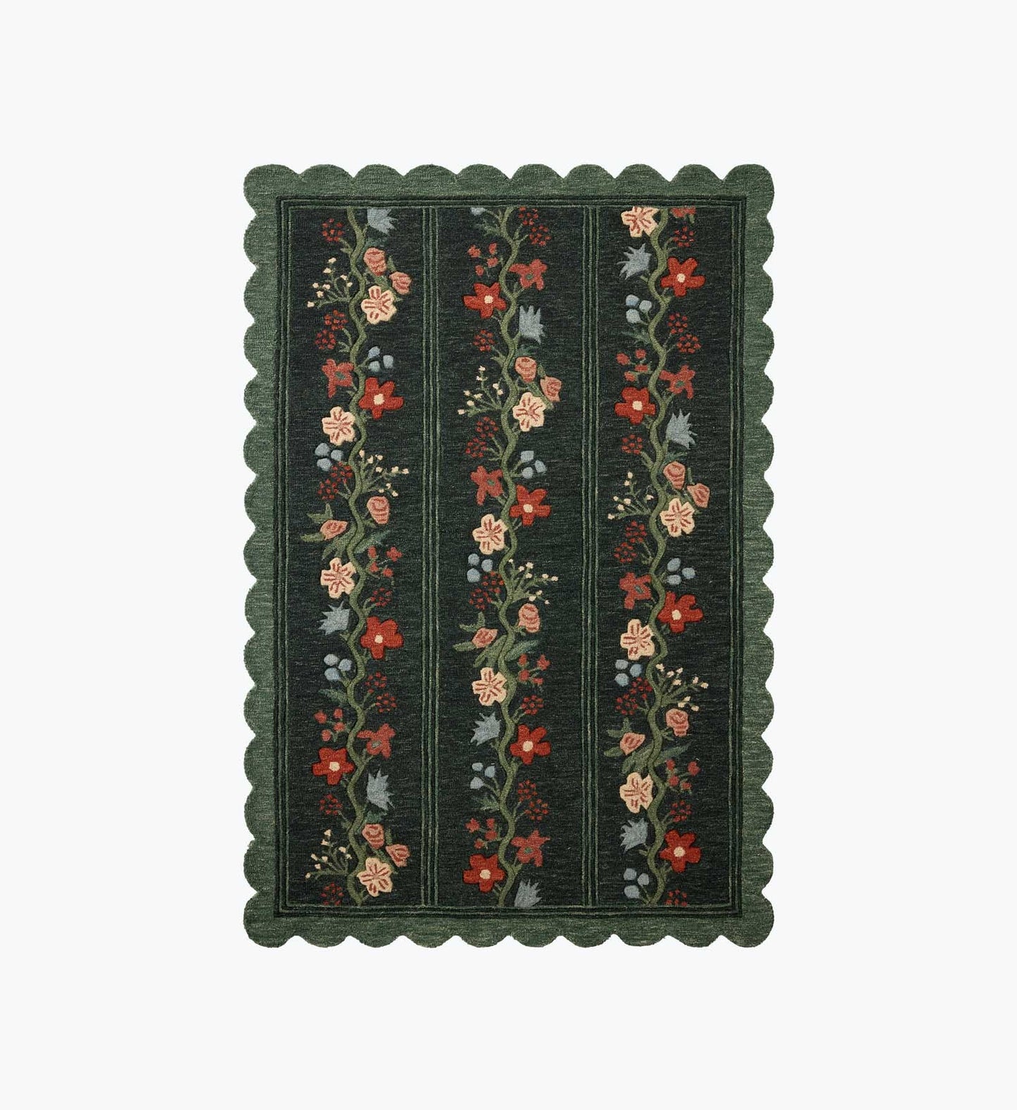 Thistle Wool Hooked Rug - Forest - Premium Design Accessory
