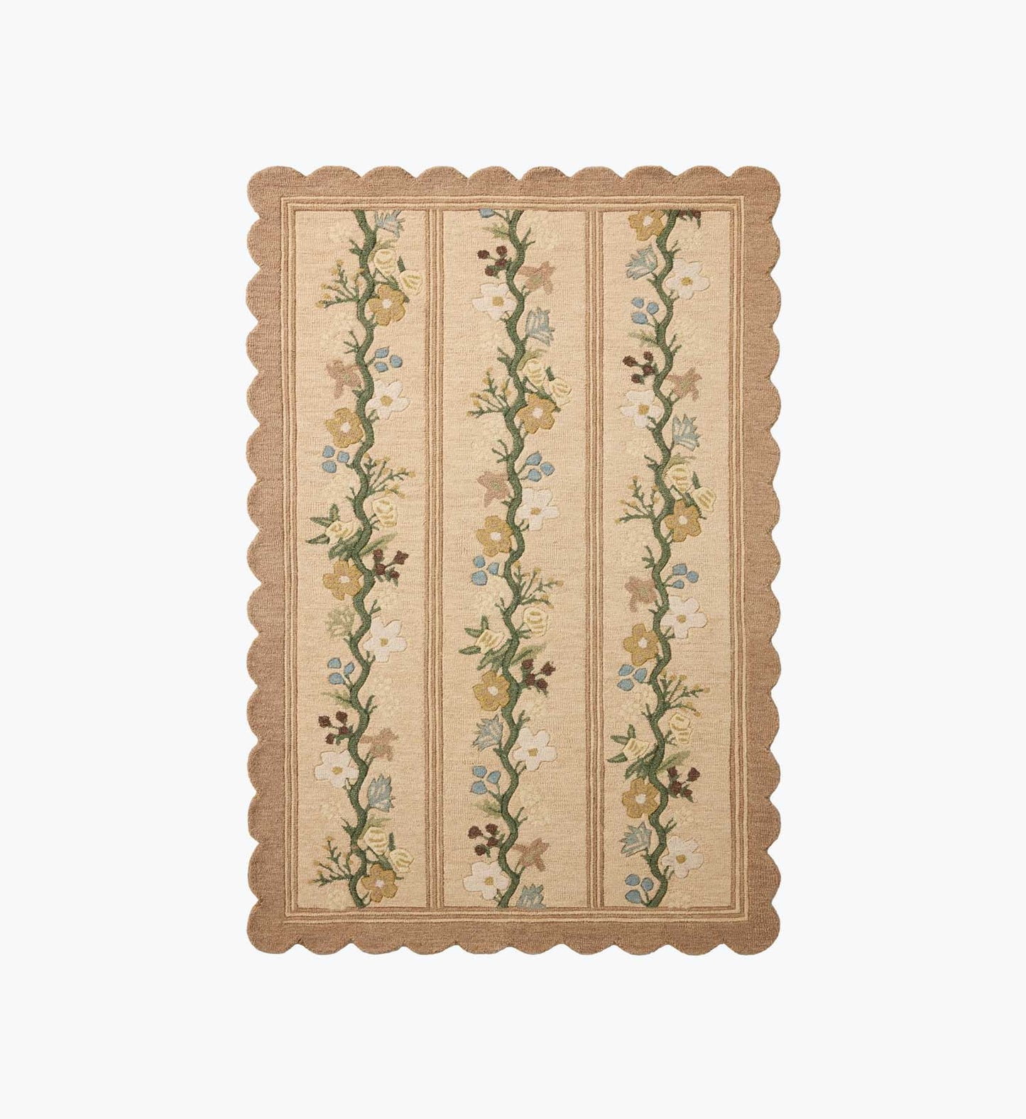 Thistle Wool Hooked Rug - Neutral - Premium Design Accessory