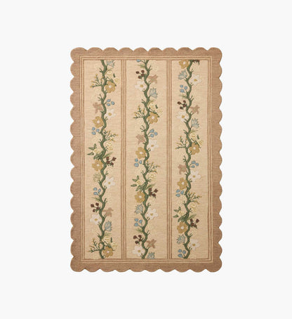 Thistle Wool Hooked Rug - Neutral - Premium Design Accessory