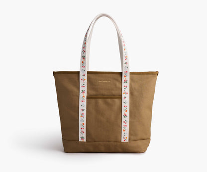 Canvas Carry All - Ditsy Dahlia - Canvas Tote Bag