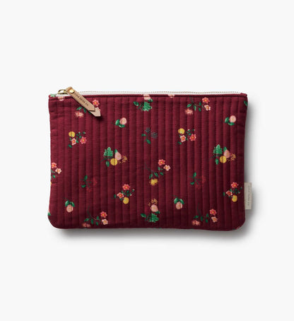Quilted Pouch Set - Ditsy Dahlia