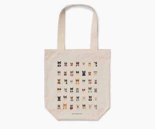 Canvas Tote Bag - Cool Cats - Canvas Tote Bag