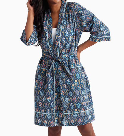Voile Robe - Hawthorne - Cotton Loungewear