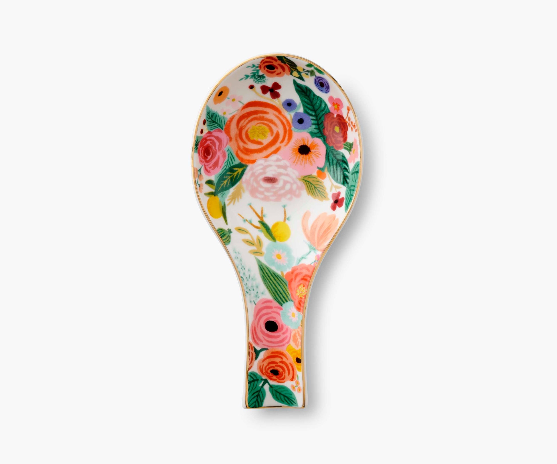 Porcelain Spoon Rest - Garden Party - Premium Design Accessory