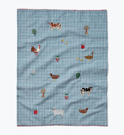 Tea Towel - Country Farm Gingham - Premium Design Accessory