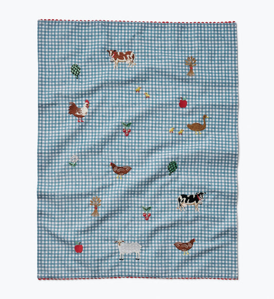 Tea Towel - Country Farm Gingham - Premium Design Accessory