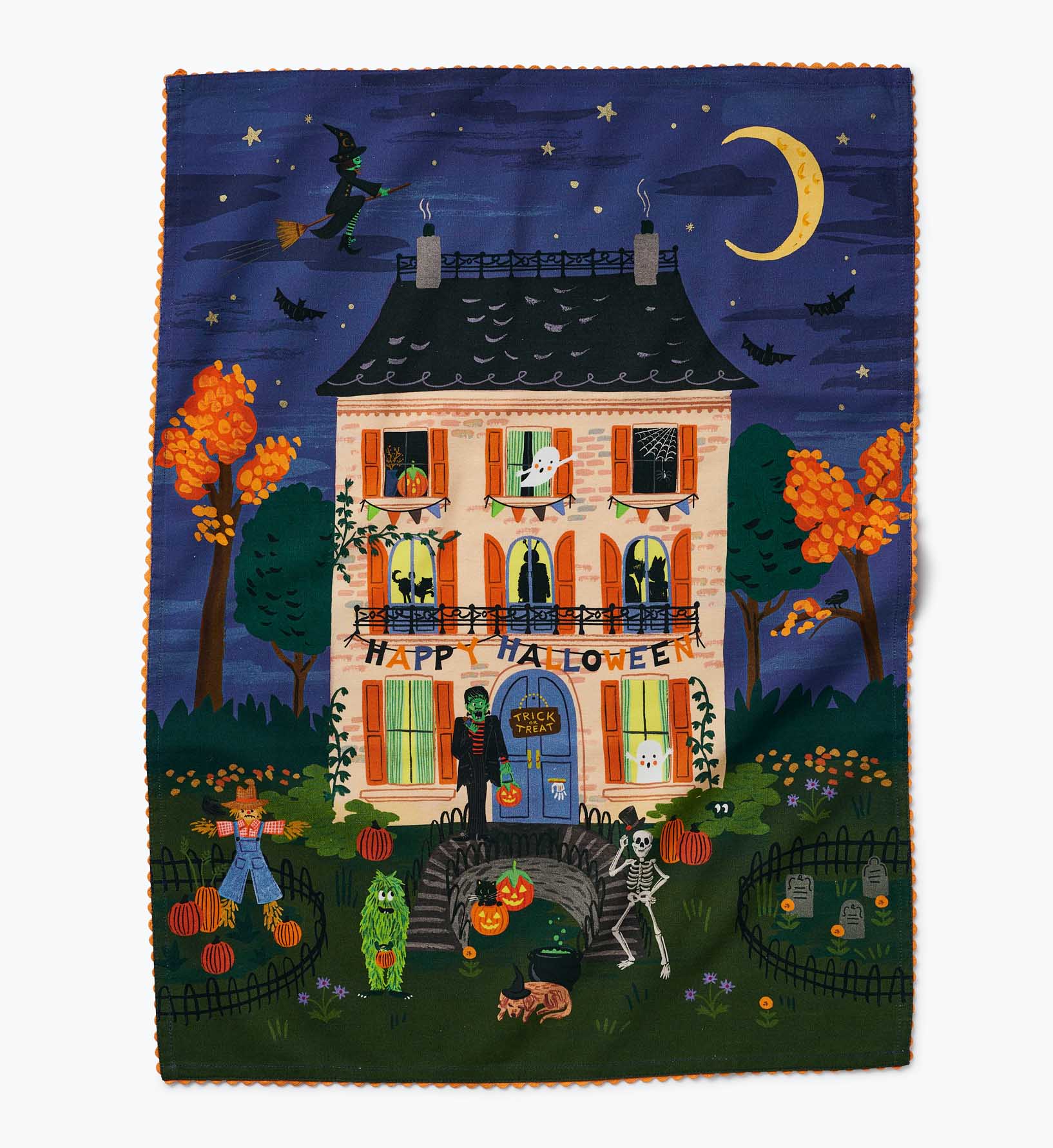 Tea Towel - Haunted House - Premium Design Accessory