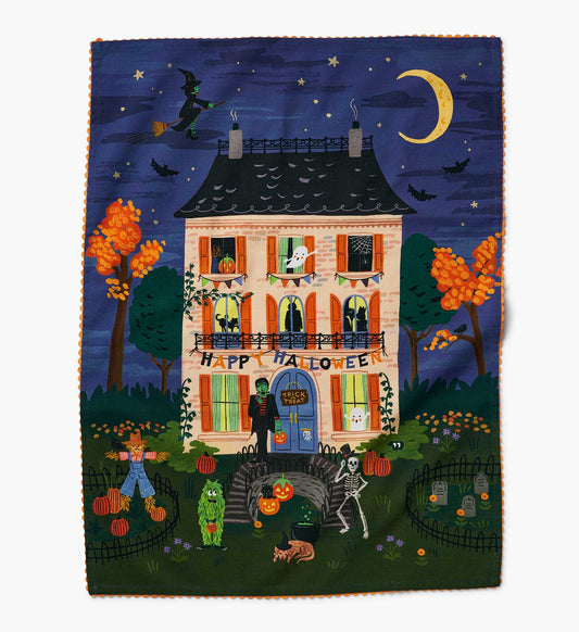 Tea Towel - Haunted House - Premium Design Accessory