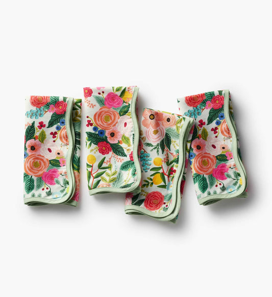 Cotton Napkin Set - Garden Party - Cotton Loungewear