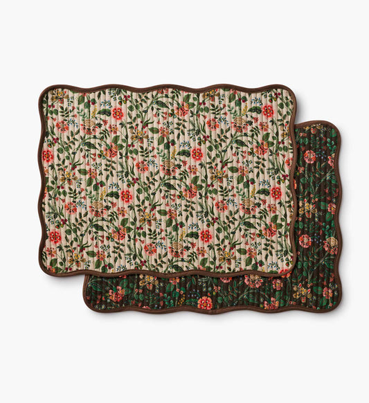 Cotton Placemat Set - Gracie - Cotton Loungewear