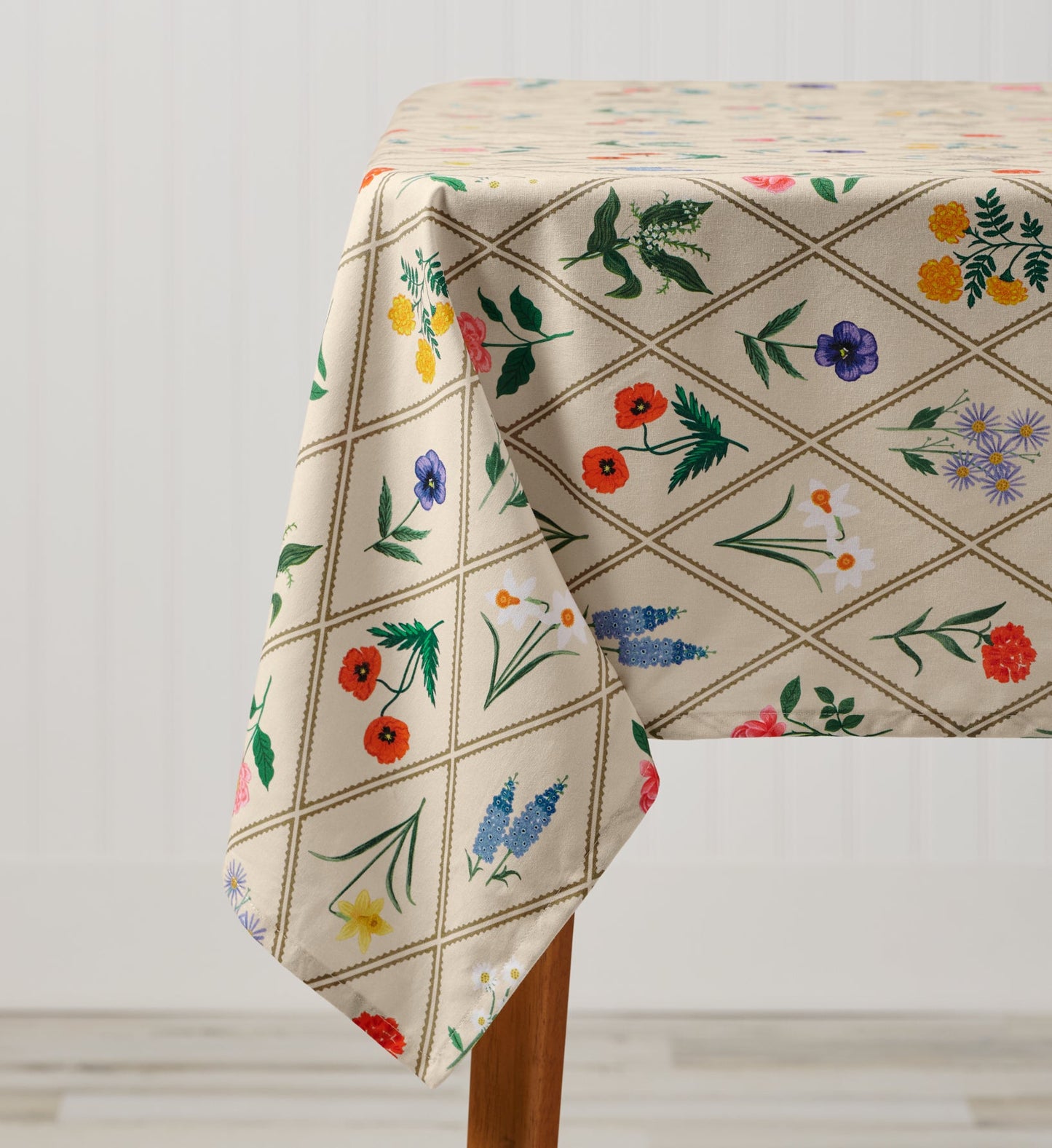 Cotton Tablecloth - Garden Study - Premium Design Accessory