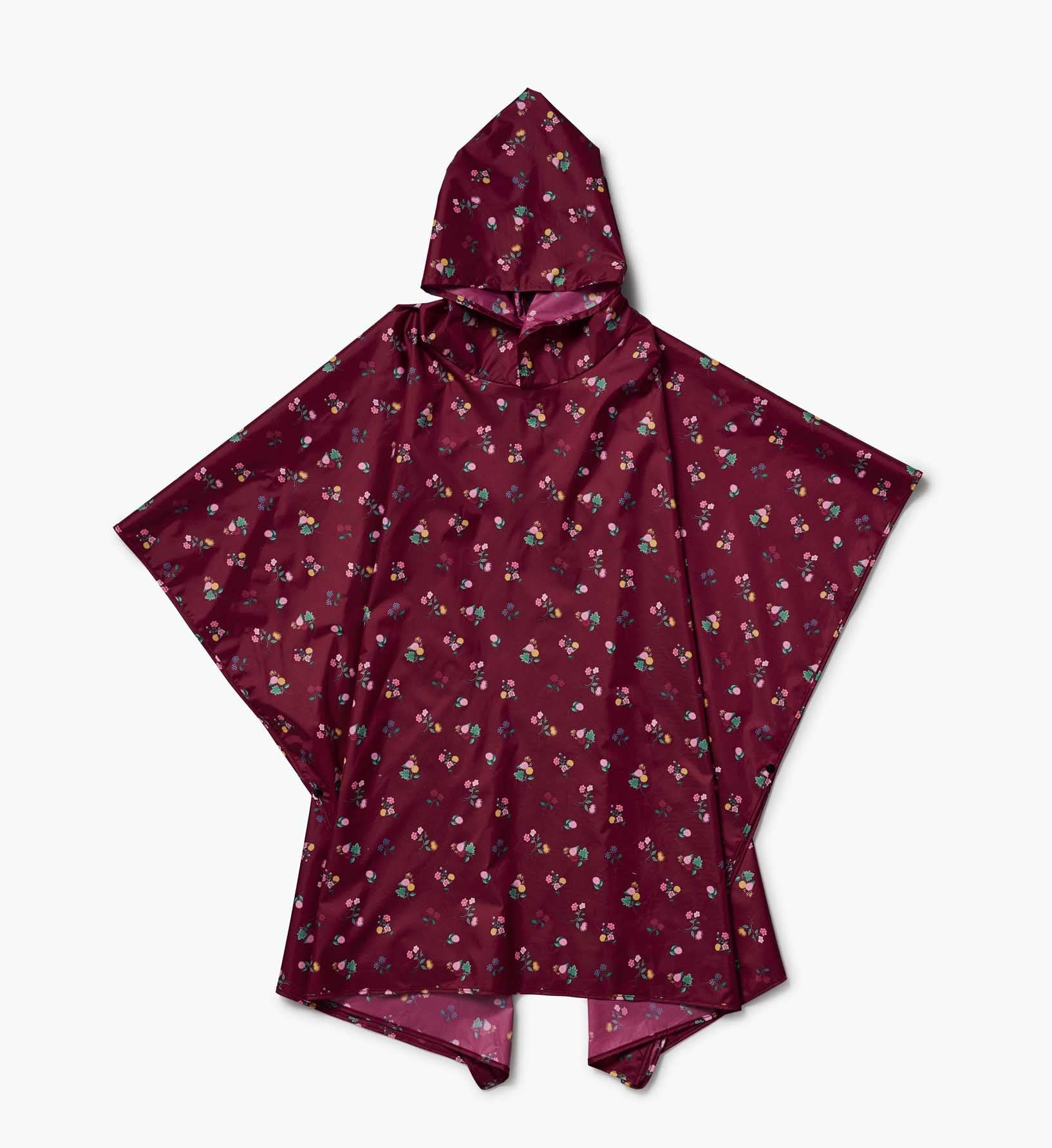 Packable Rain Poncho - Ditsy Dahlia - Premium Design Accessory