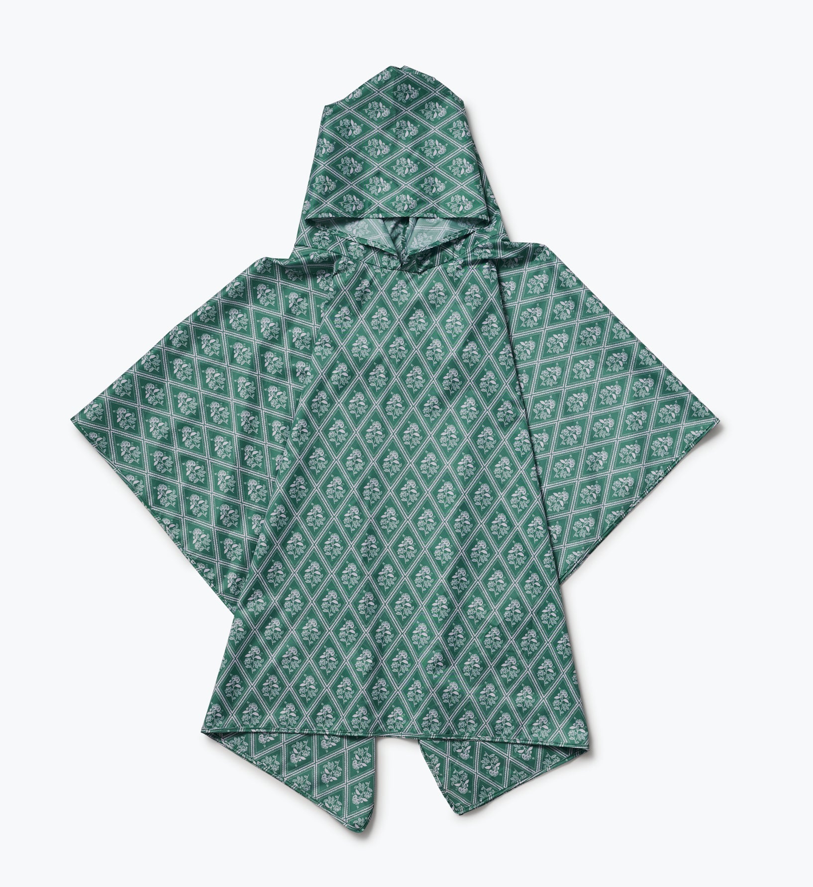 Packable Rain Poncho - Rose Study - Premium Design Accessory