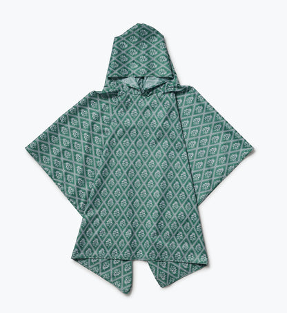 Packable Rain Poncho - Rose Study - Premium Design Accessory