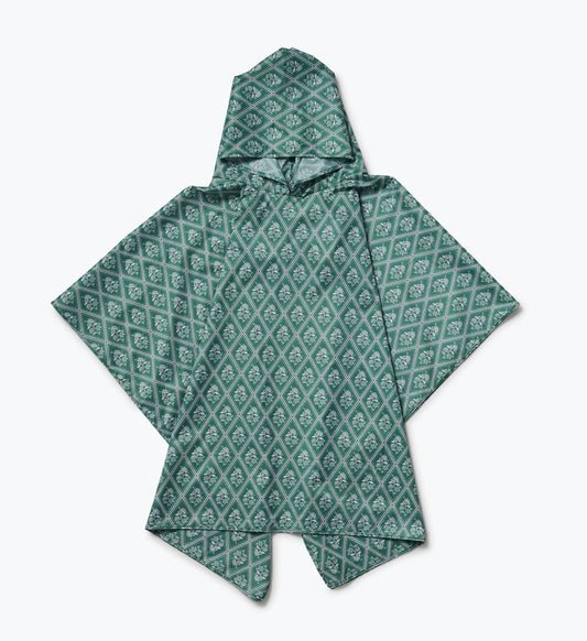 Packable Rain Poncho - Rose Study - Premium Design Accessory