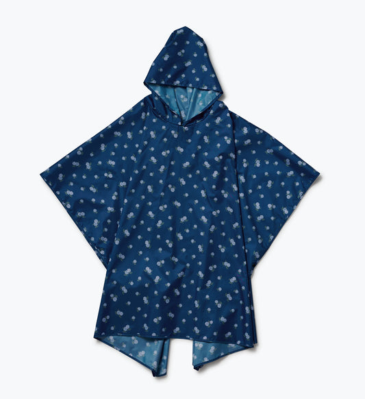 Packable Rain Poncho - Ditsy Hydrangea - Premium Design Accessory