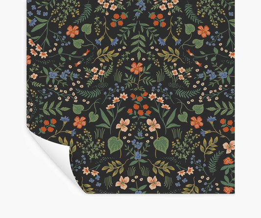 Wildwood Peel & Stick Wallpaper - Black - Peel and Stick Wallpaper