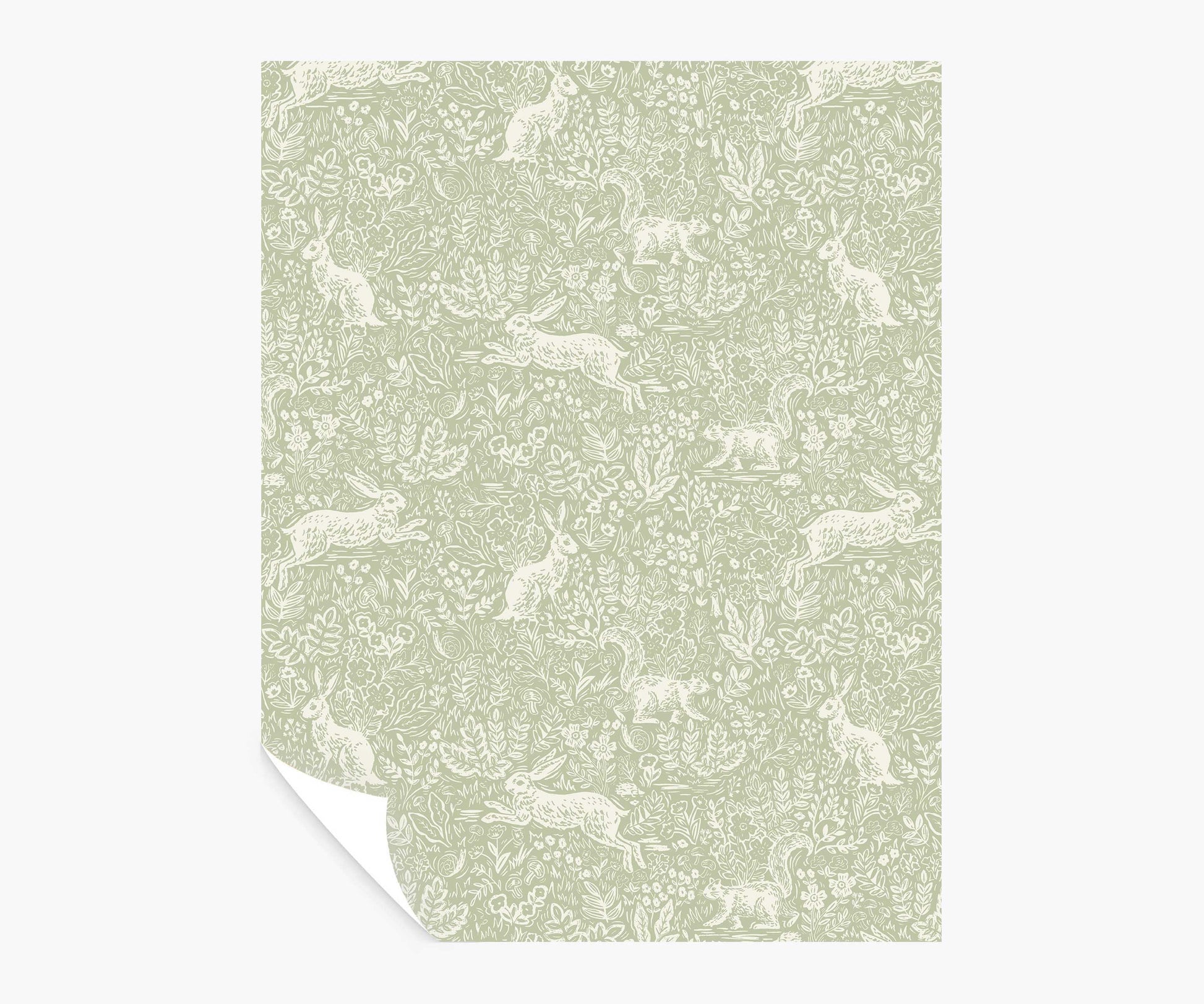 Fable Peel & Stick Wallpaper Sample - Mint - Peel and Stick Wallpaper