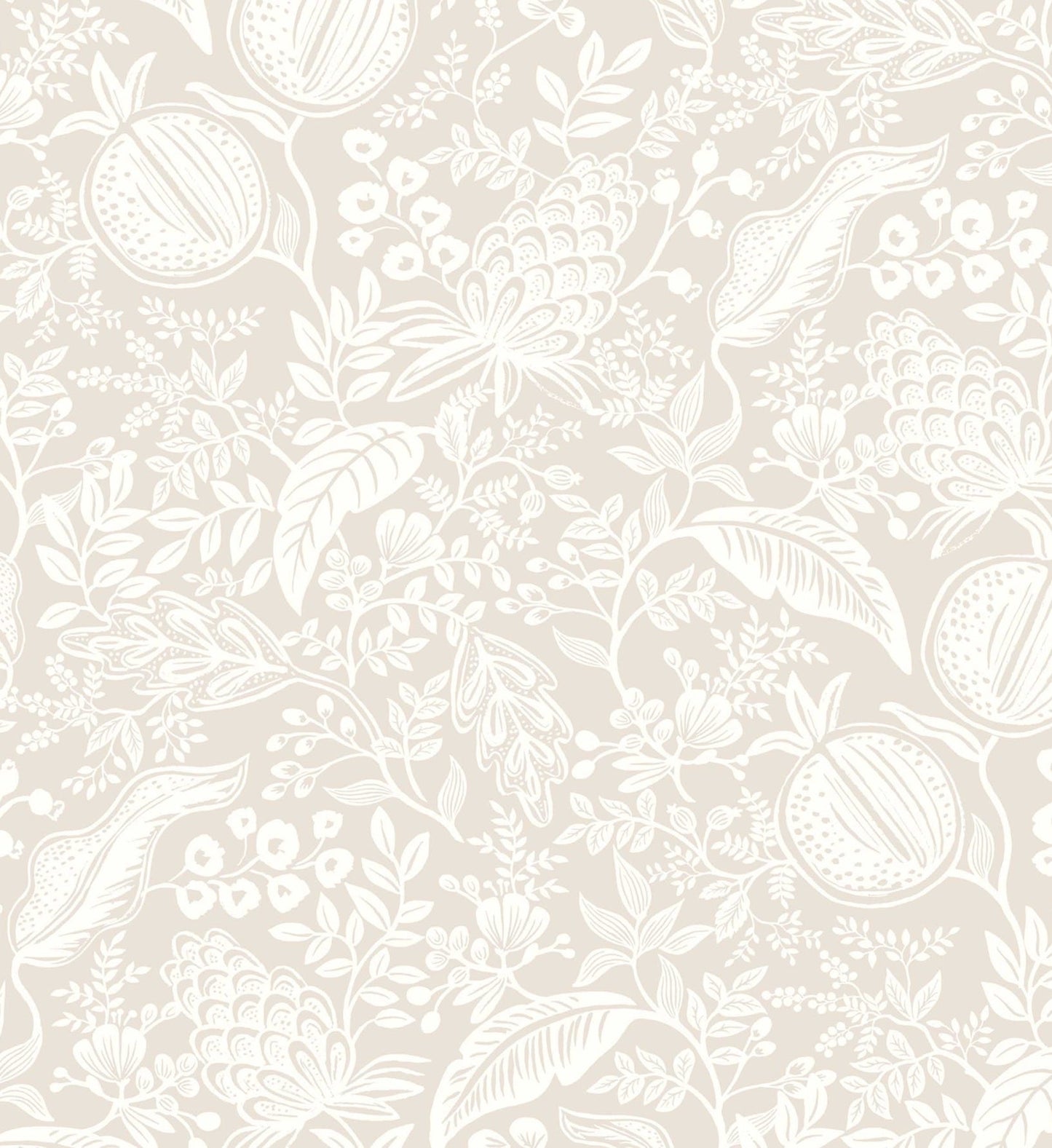 Pomegranate Peel & Stick Wallpaper - Beige & White