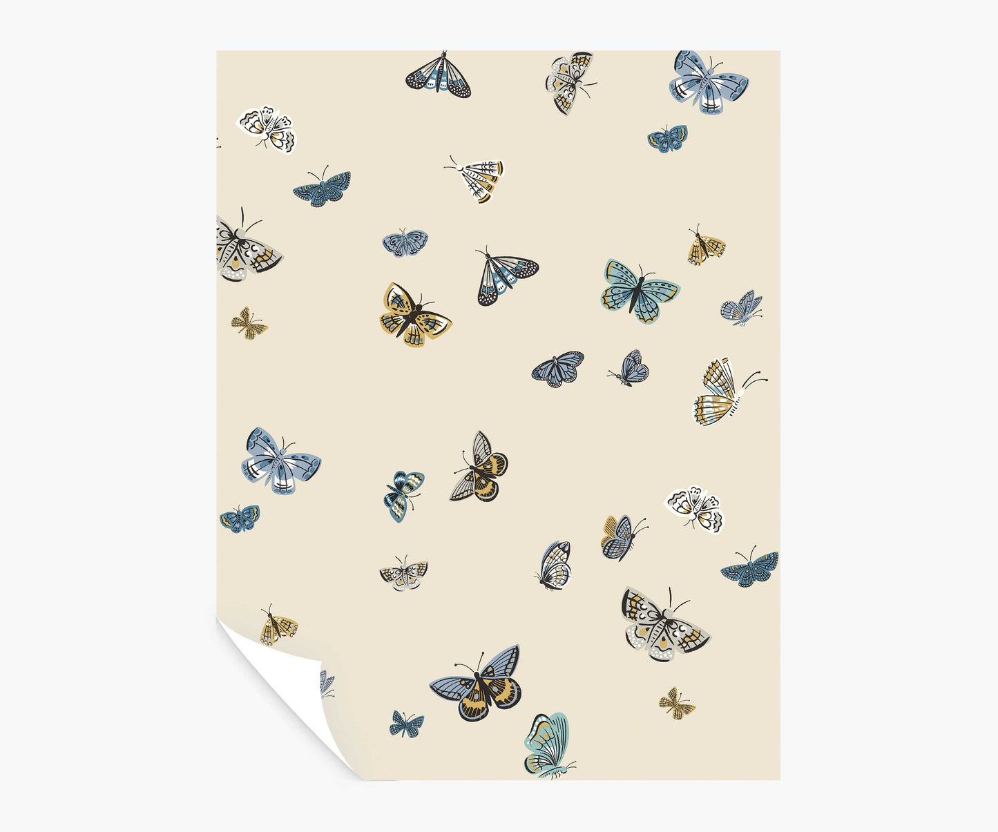 Butterfly House Peel & Stick Wallpaper Sample - Linen - Peel and Stick Wallpaper