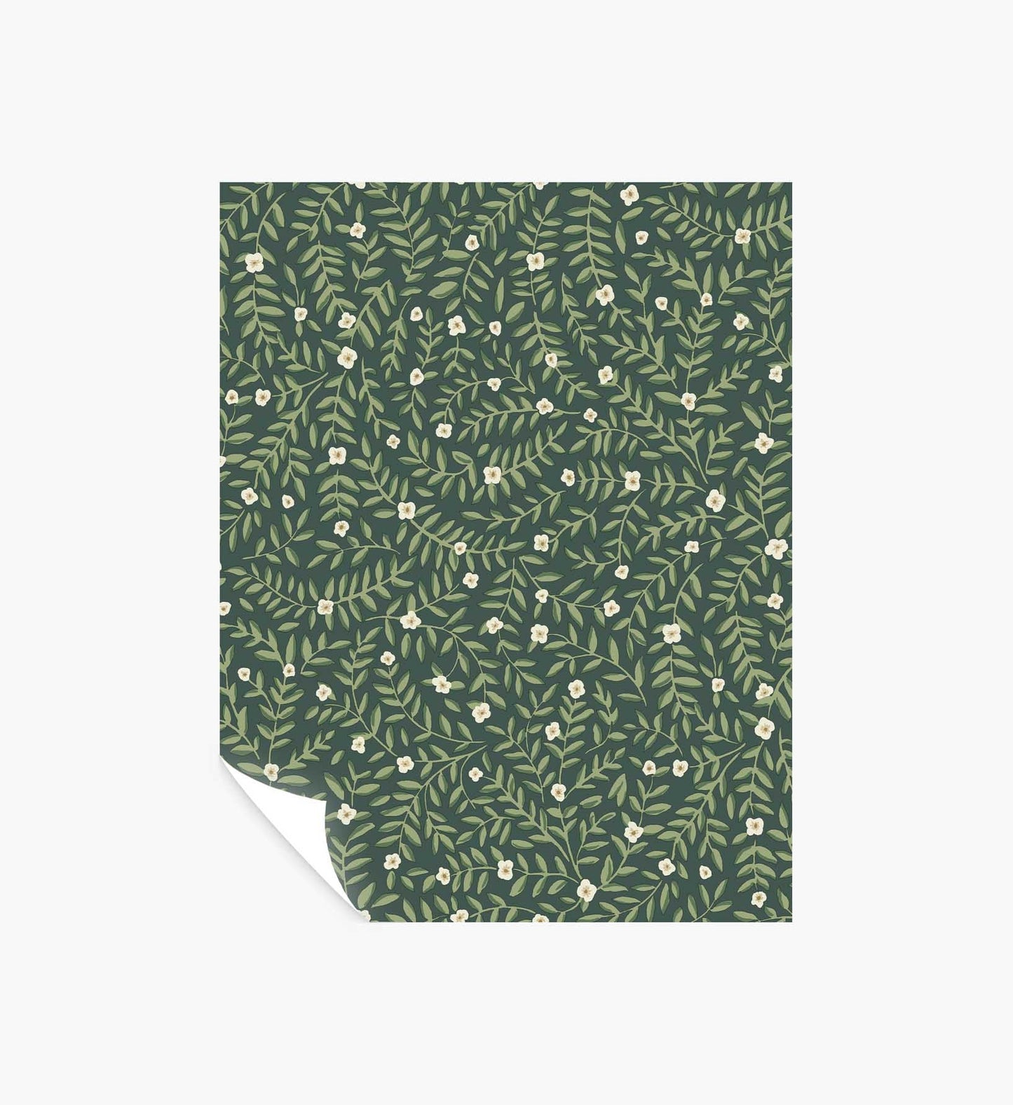 Elodie Peel & Stick Wallpaper Sample - Emerald - Peel and Stick Wallpaper