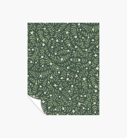 Elodie Peel & Stick Wallpaper Sample - Emerald - Peel and Stick Wallpaper