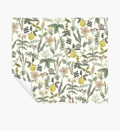Herb Garden Peel & Stick Wallpaper - Cream - Peel and Stick Wallpaper