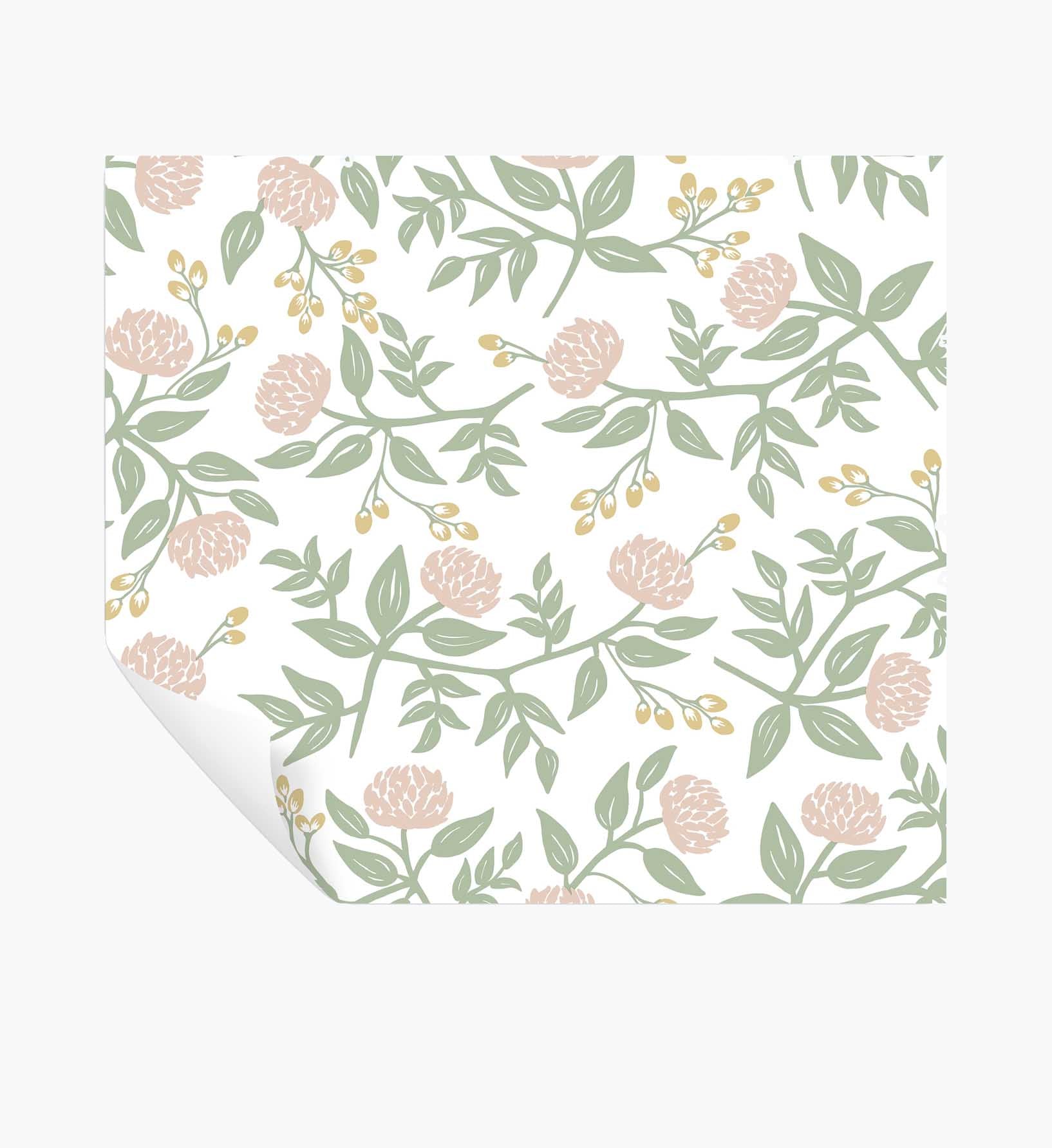 Peonies Peel & Stick Wallpaper - Blush - Peel and Stick Wallpaper