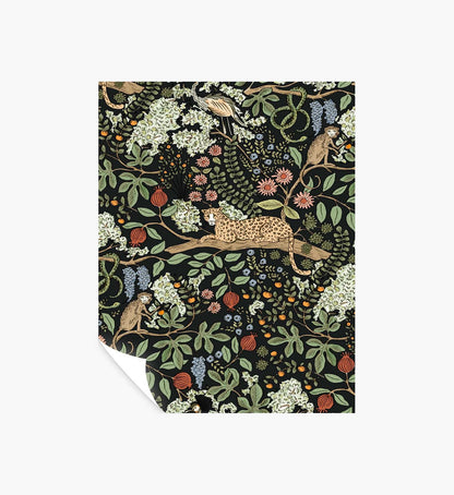 Safari Peel & Stick Wallpaper Sample - Black - Peel and Stick Wallpaper
