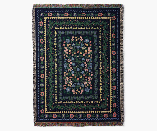Woven Blanket - Wildwood - Woven Cotton Blanket