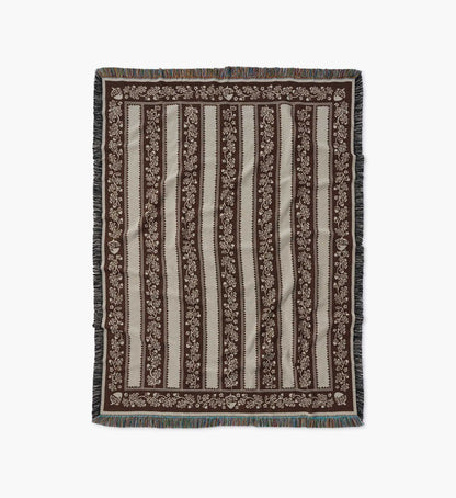 Woven Blanket - Acorns - Woven Cotton Blanket