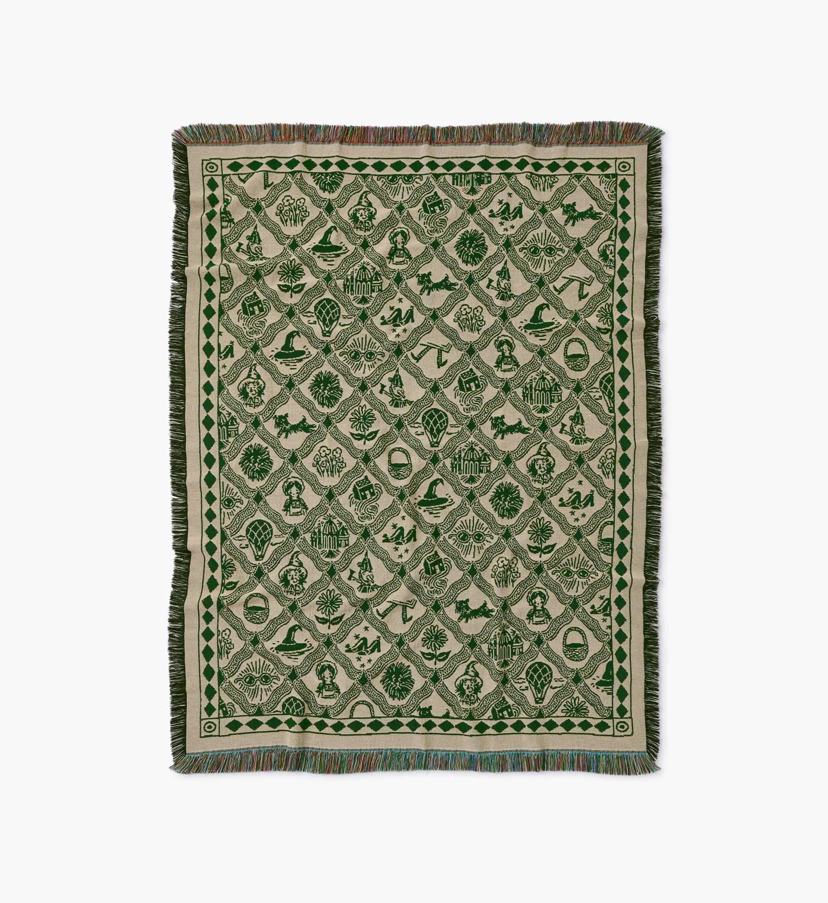 Woven Blanket - Wizard of Oz - Woven Cotton Blanket