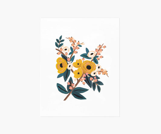 Marigold Botanical Art Print - Premium Design Accessory