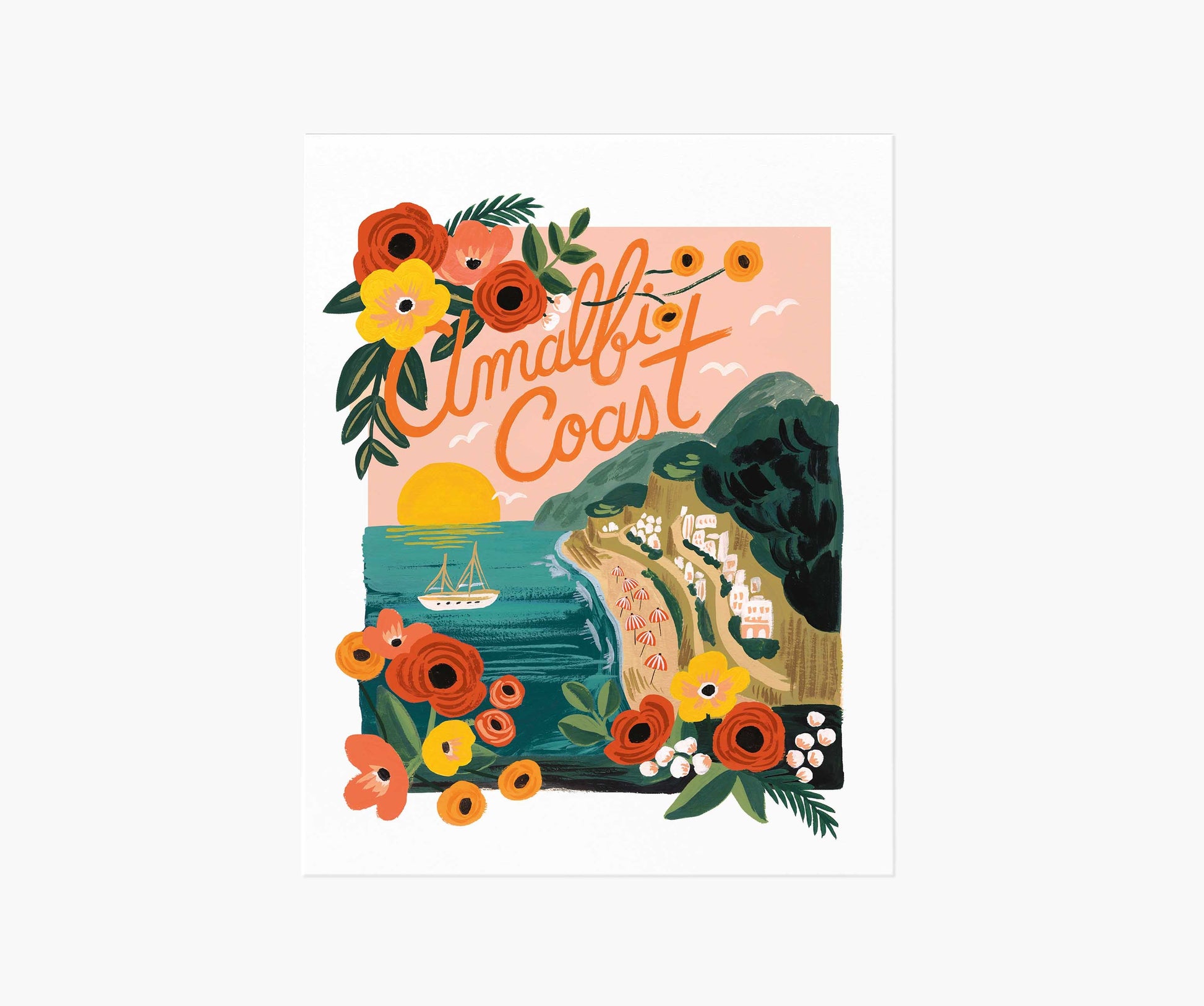 Amalfi Coast Art Print - Premium Design Accessory